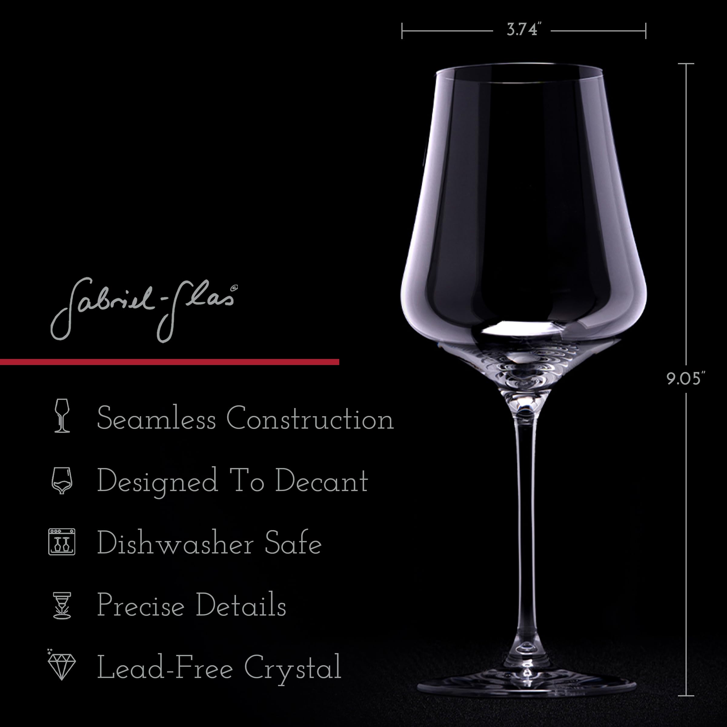 Gabriel-Glas StandArt bowl close-up revealing thin crystal and enhanced aeration