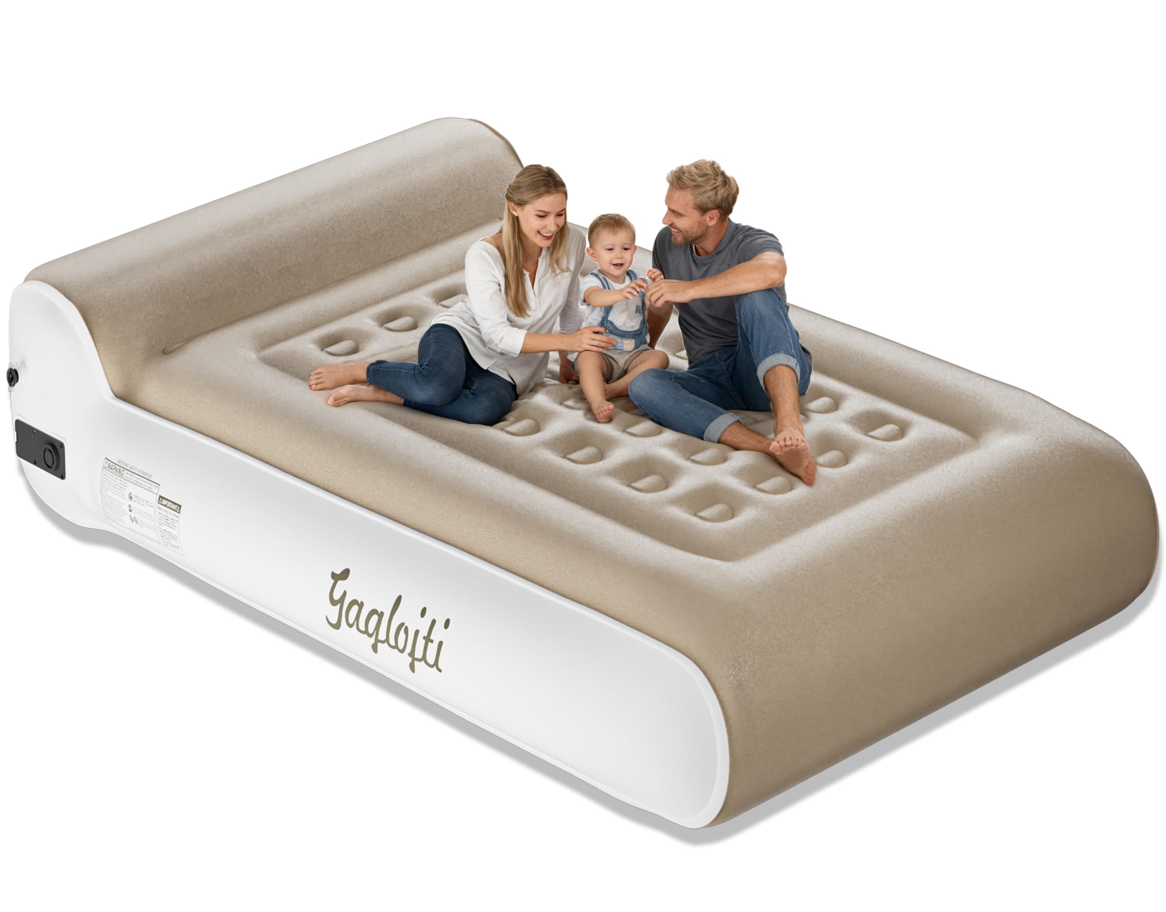 Gaglojti front packaging showing built-in pump and contents for quick setup