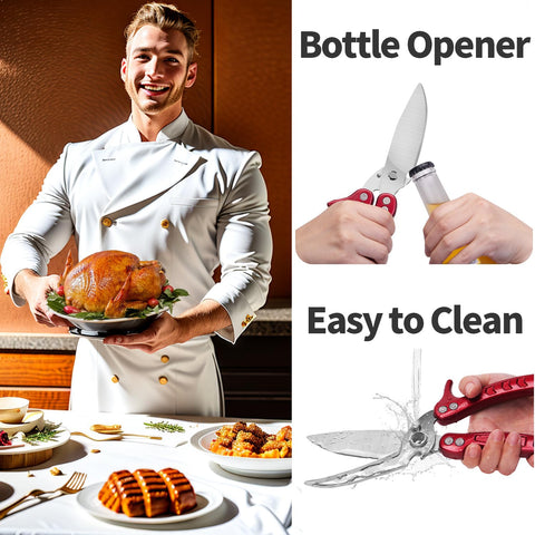 GAIFONGRE shears held in hand illustrating size and leverage for heavy-duty tasks