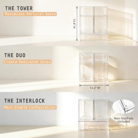 Gajiuhon organizer on nursery counter keeping bottles and accessories tidy