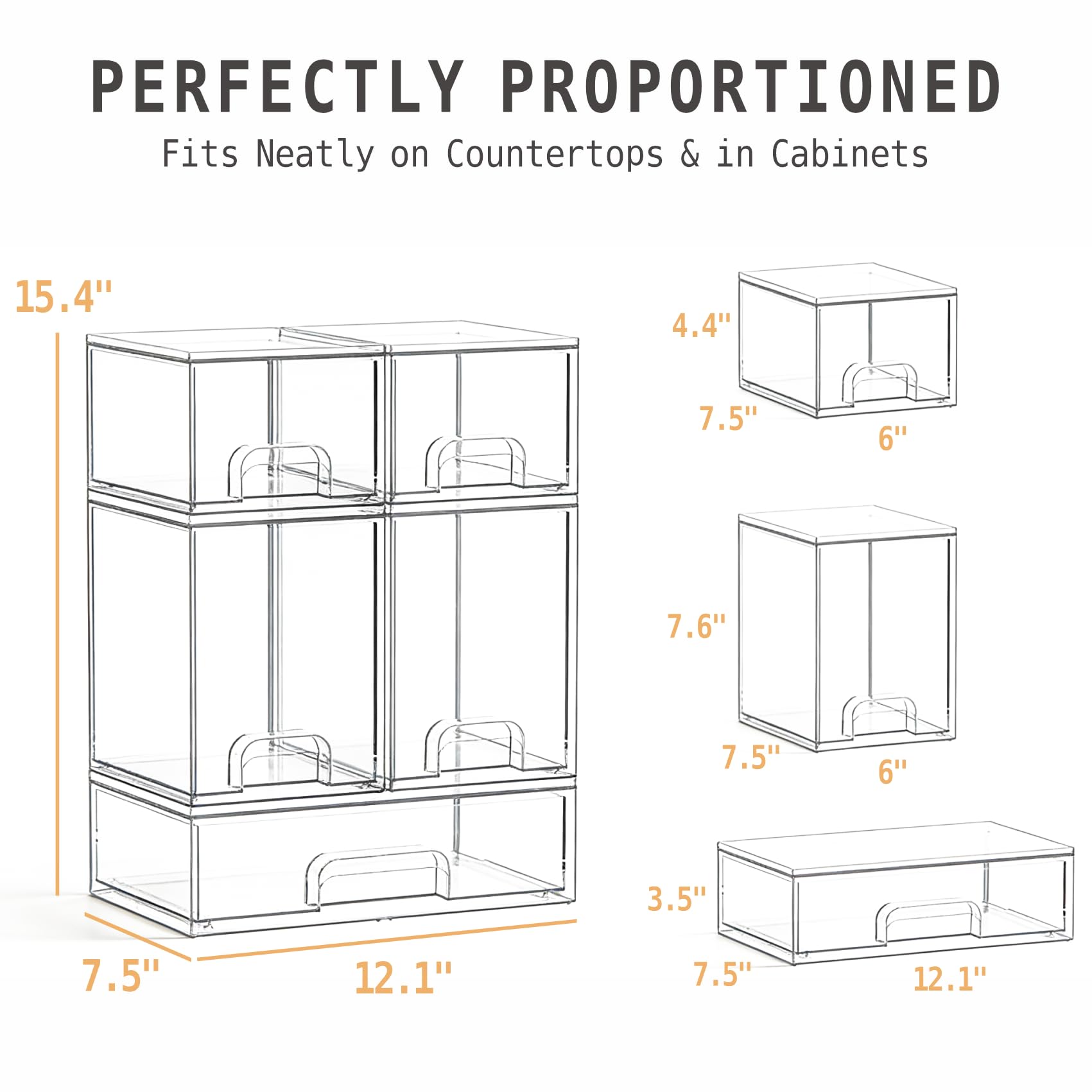 Gajiuhon close-up of top drawers demonstrating effortless opening and visibility