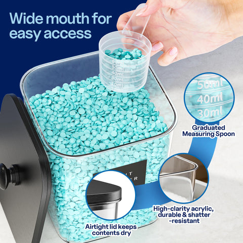galasily open pod container with 6-inch mouth for effortless scooping benefit