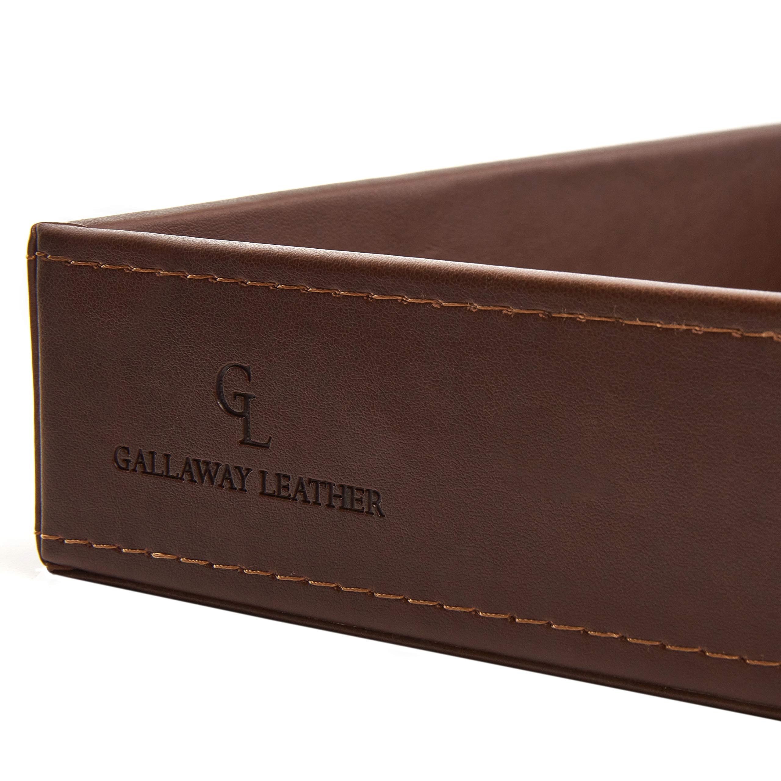 GALLAWAY LEATHER lifestyle dresser scene illustrating elegant home storage