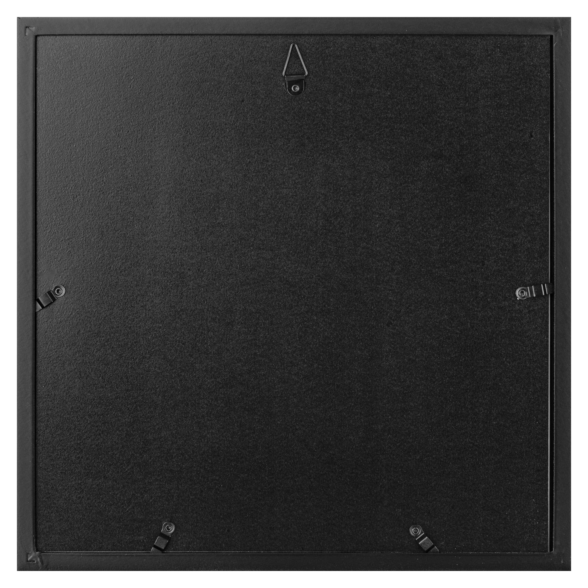 Gallery Perfect frame back hardware showing secure hangers for stable wall mounting