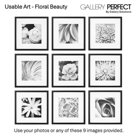 Gallery Perfect frames shown vertical and horizontal for versatile orientation benefit