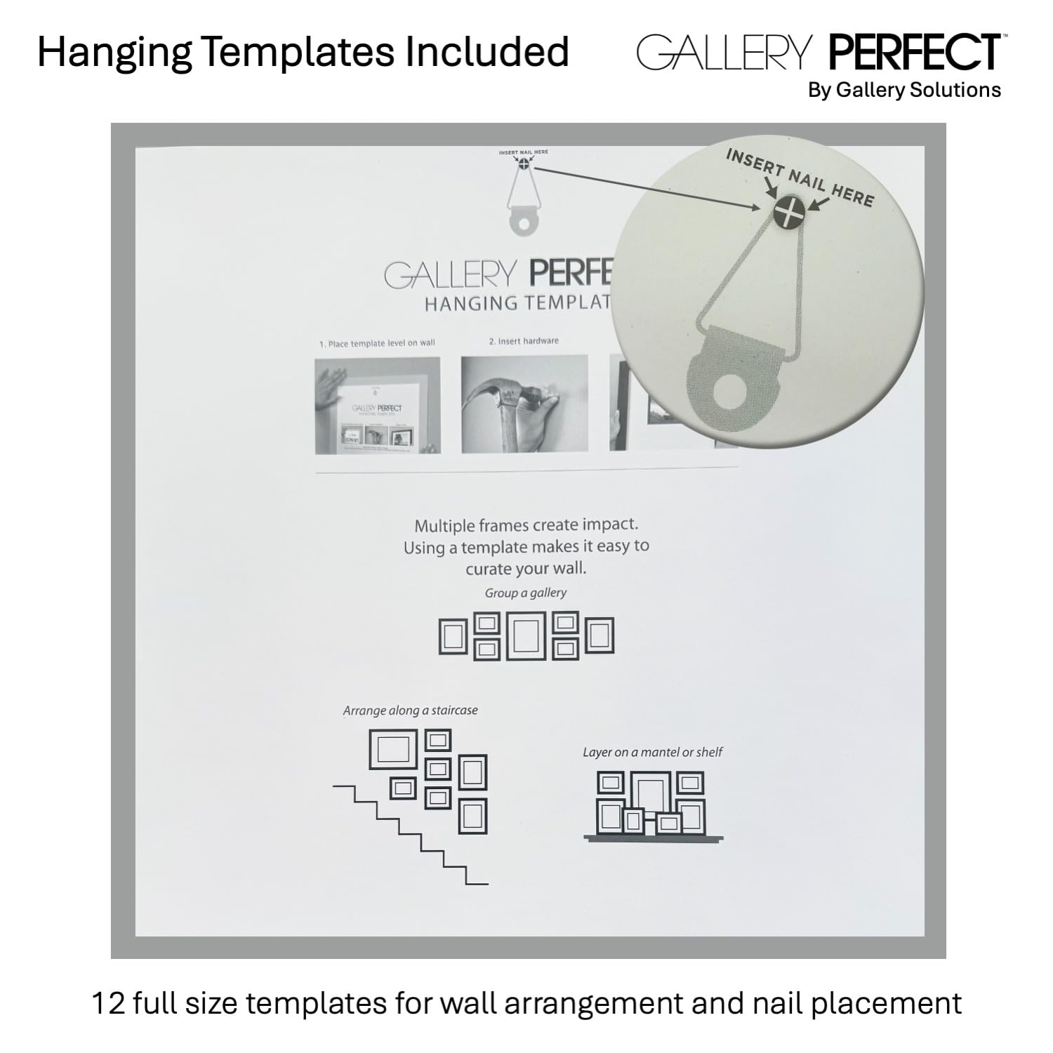Gallery Perfect styled bedroom gallery wall adding contemporary visual interest