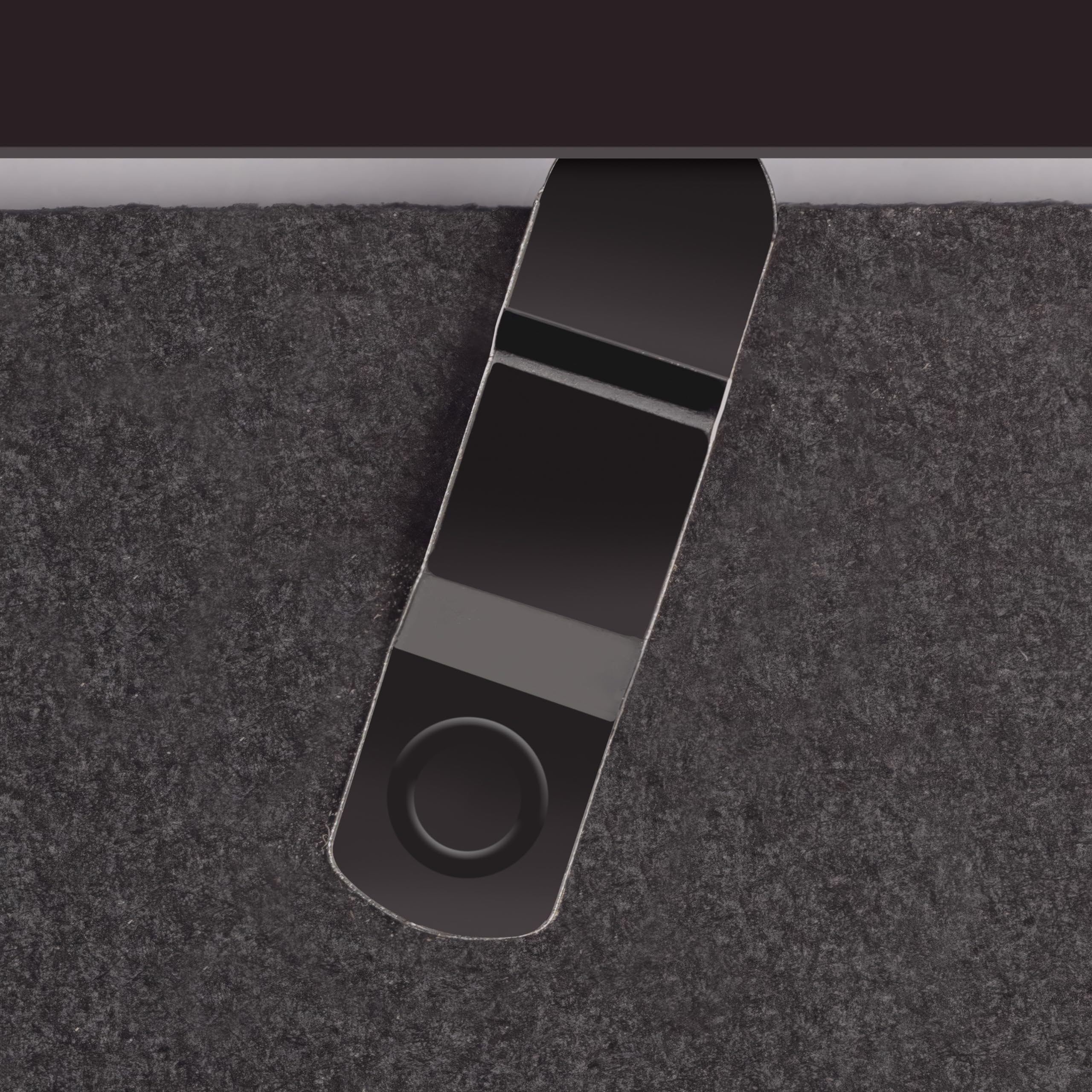 Gallery Solutions frame next to ruler to demonstrate real-world size and proportion