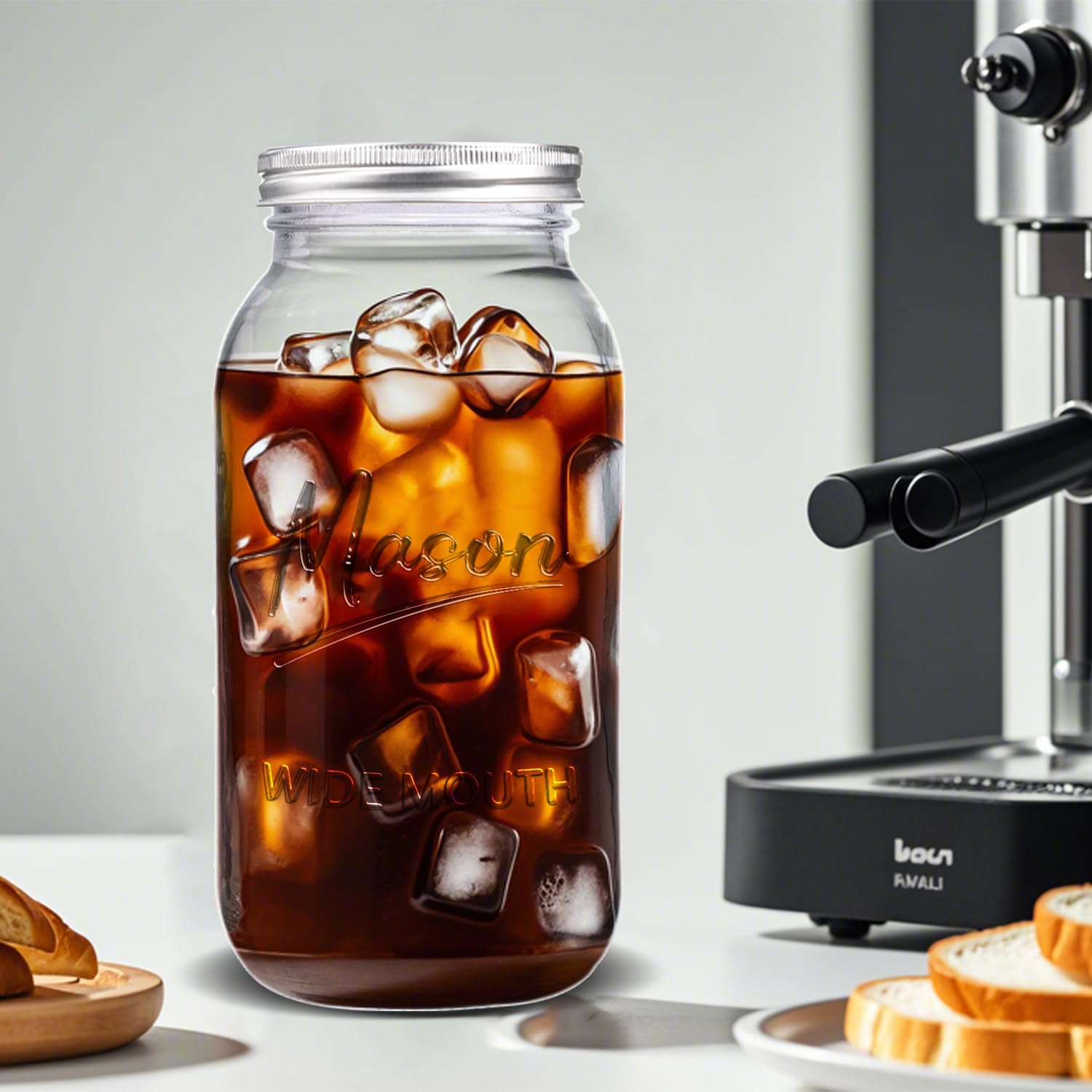 Galssmagic jar in use with kimchi ferment showing visual monitoring and cold storage benefit