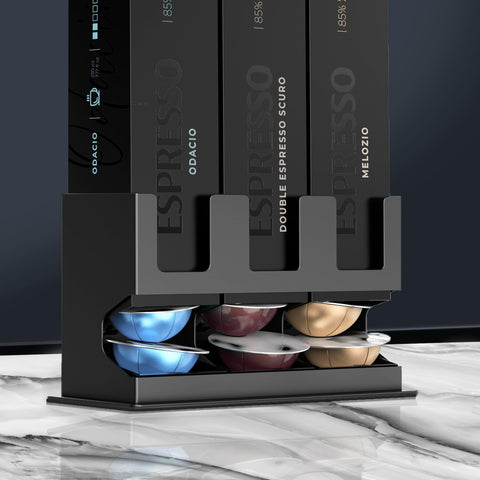GALVANOX open frame detail showing pods feeding mechanism for effortless dispensing