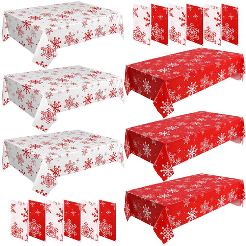 Ganeen front view showing red and white snowflake designs and festive protection