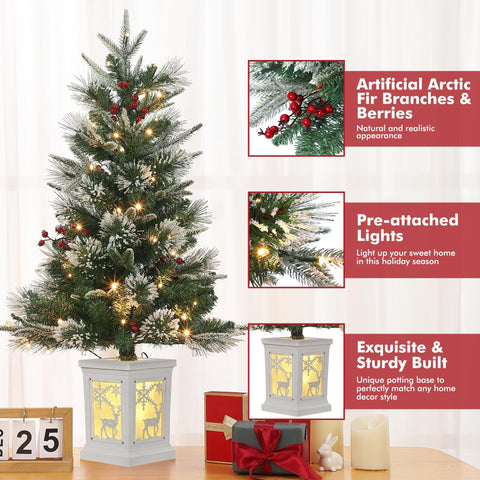GAOMON tree beside chair showing 3ft scale for small rooms and apartment spaces