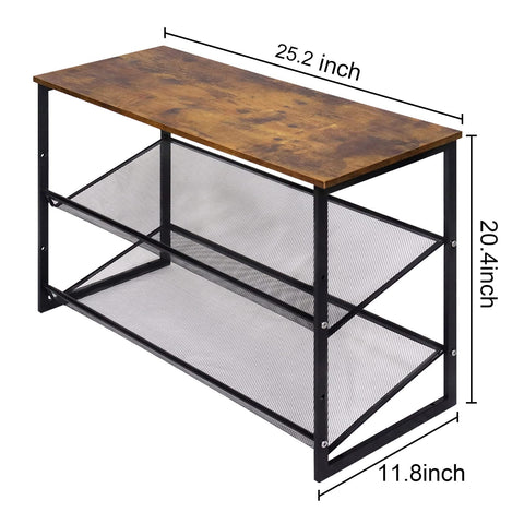 Garden 4 you close-up of angled shelf showing secure shoe positioning benefit
