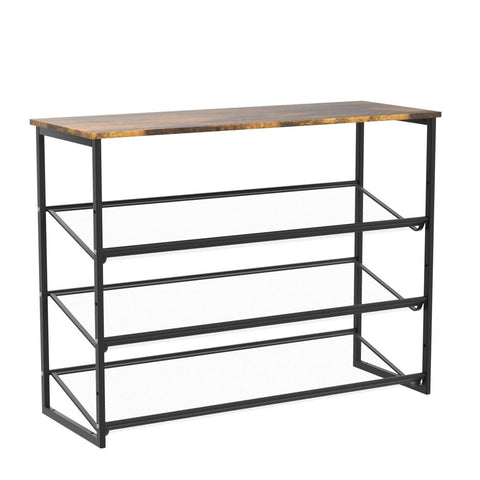 Garden 4 you shelf baffle detail preventing shoes from sliding off and improving safety