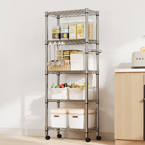 Garvee V-shaped mesh close-up demonstrating secure shelf surface and anti-slip benefit