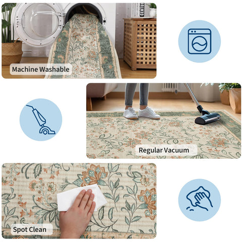 GarveeHome folded rug as shipped with temporary creases that flatten out