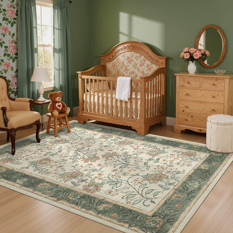GarveeHome rug in a styled living room offering cozy, coordinated decor