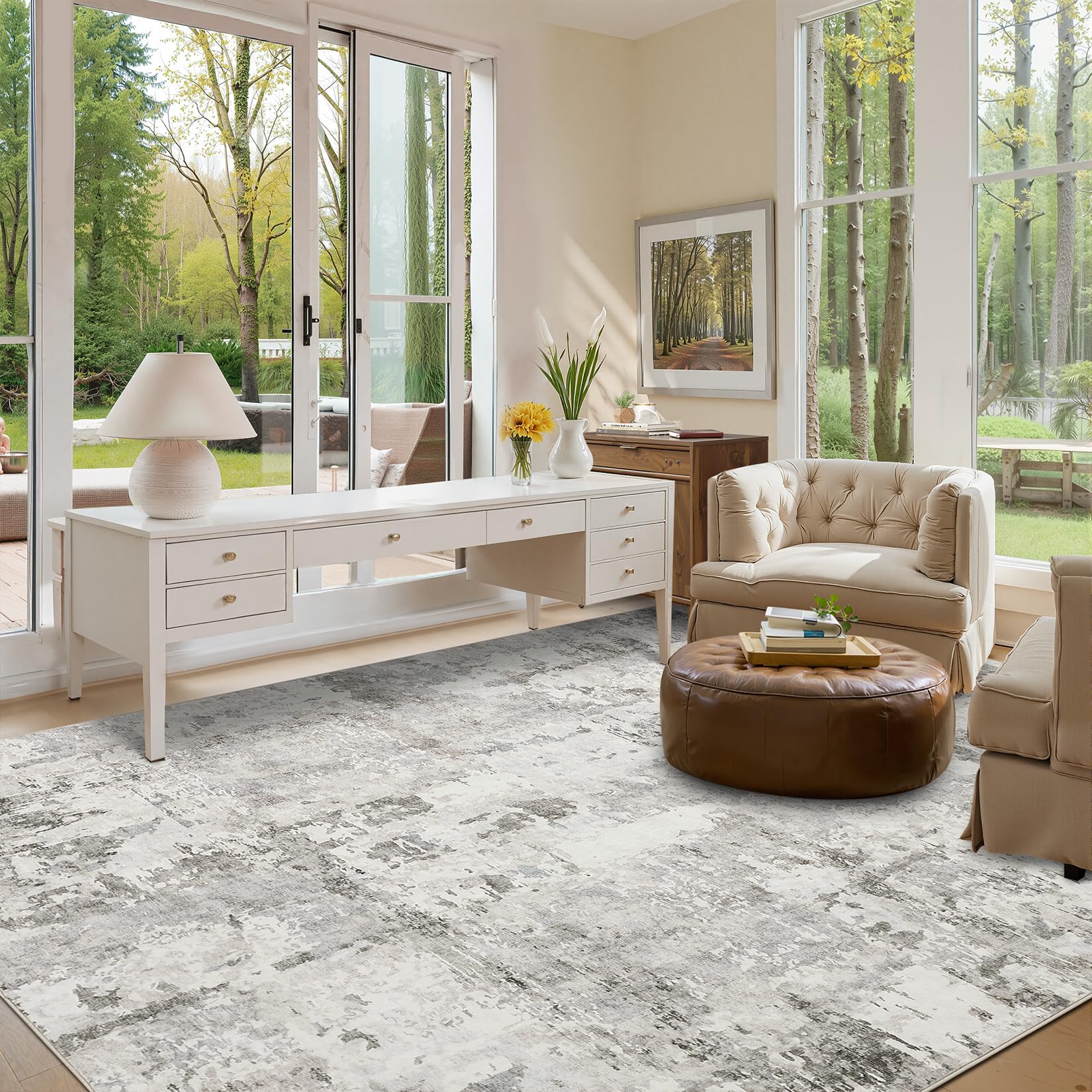 GarveeHome kids playing on rug showing durability and family-friendly benefit