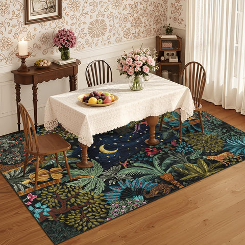 GarveeHome rug in kids playroom demonstrating durability and easy cleanup