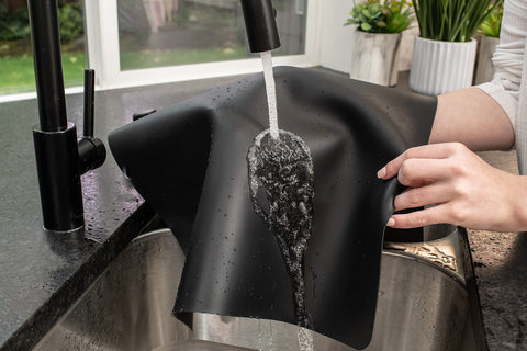 GASARÉ reversible mat detail showing identical texture for extended durability benefit