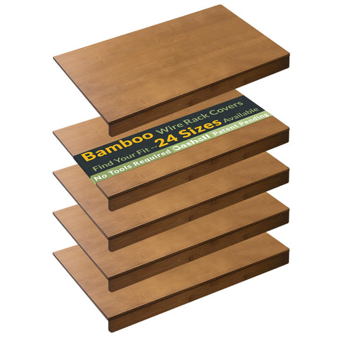 Gashell front packaging showing bamboo shelf covers and included five panels