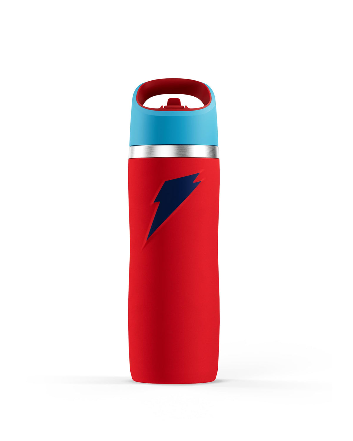 Gatorade Overtime front view showing bold red and blue finish and logo benefit visible