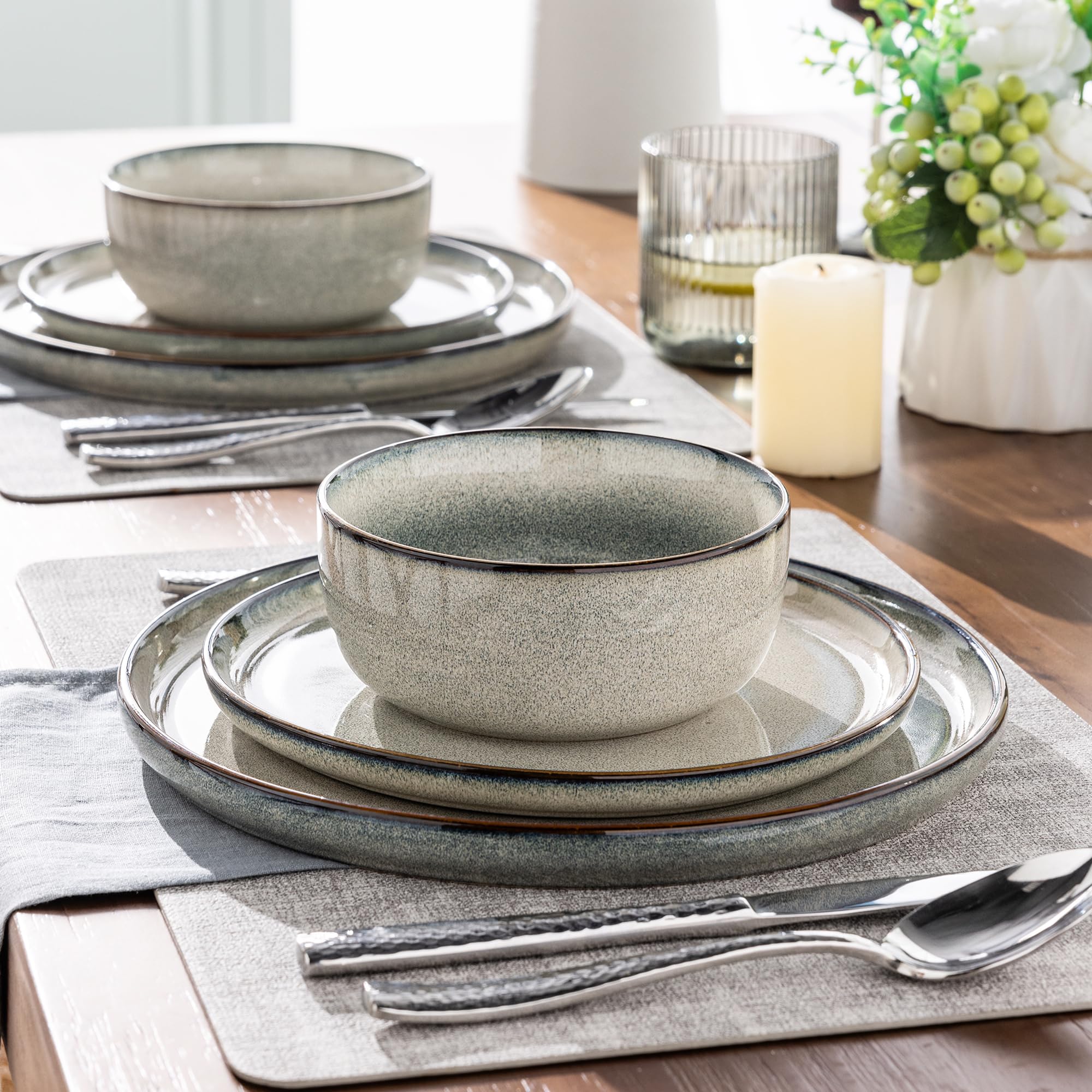 GBhome table setting with plates and bowls creating an elegant everyday look