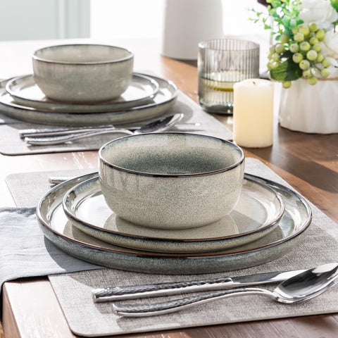 GBhome table setting with plates and bowls creating an elegant everyday look