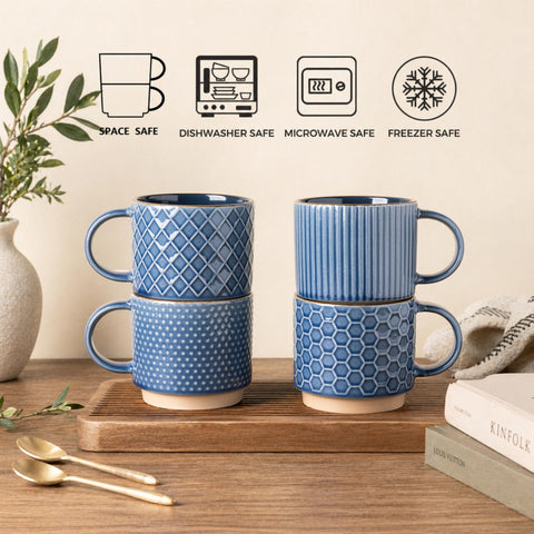GBhome mugs served with latte and cocoa showing versatility for beverages