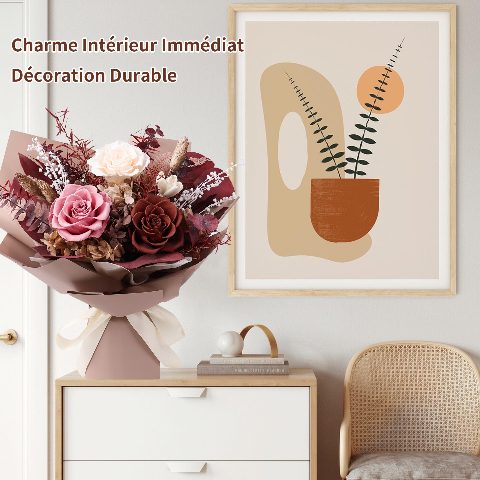 Gcchobv arrangement in vase showing long-lasting decorative appeal