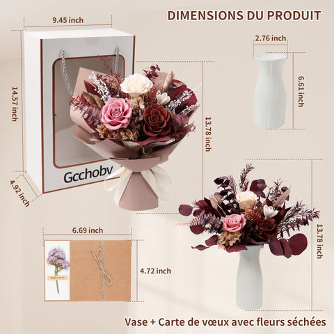 Gcchobv close-up of petal texture highlighting natural preserved detail