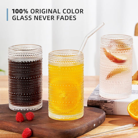 GDCCI set accessories with six glass straws and brushes for easy cleaning