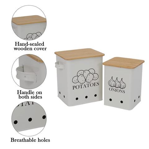 Gdfjiy wooden lid detail highlighting natural look and easy access benefit