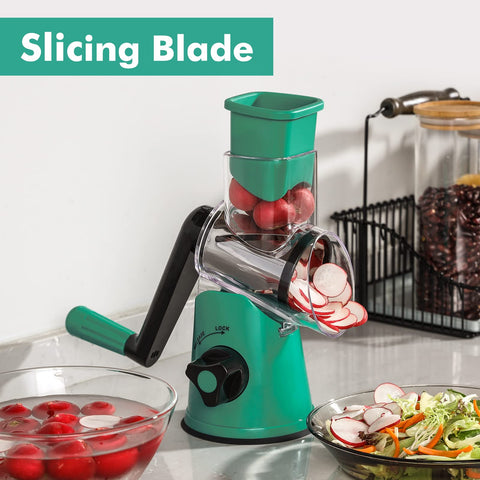 GDL stainless-steel drums close-up highlighting sharp blades for consistent cuts