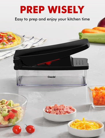 Geedel in kitchen lifestyle scene showing practical everyday countertop use