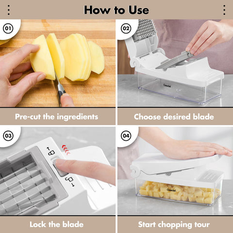 Geedel fully disassembled parts, showing easy cleaning and dishwasher-safe pieces