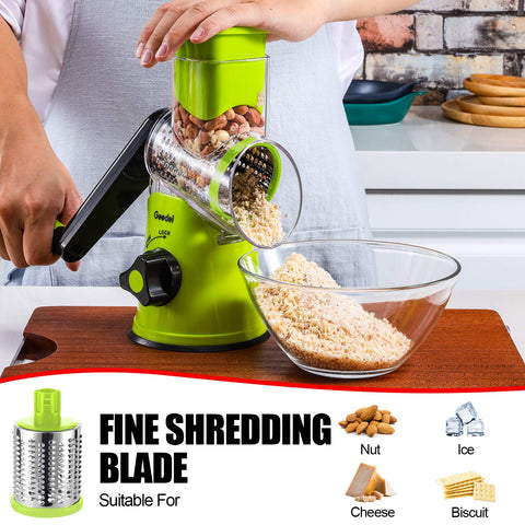 Geedel suction base attached to countertop for firm stability and safer use