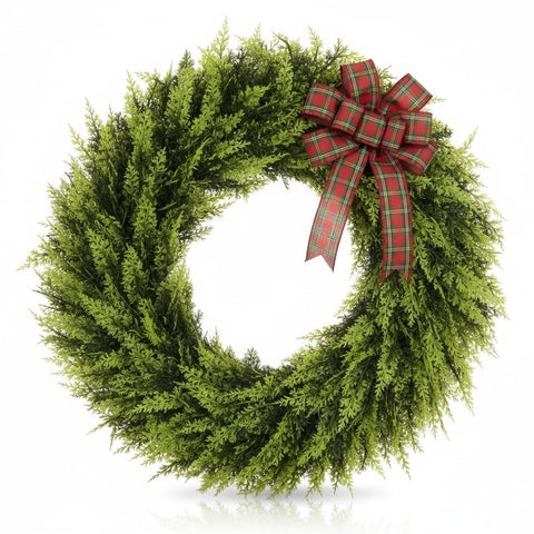Geegoods garland on porch demonstrating weather-resistant use