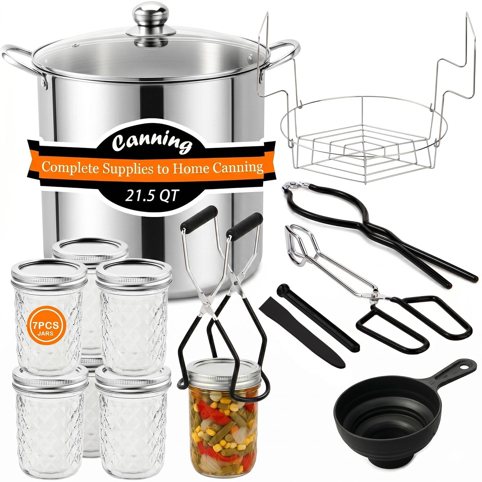 Geliwosy front packaging showing complete canning kit benefits