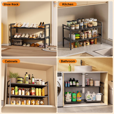 GEMWON lifestyle bathroom cabinet setup organizing toiletries for neat storage