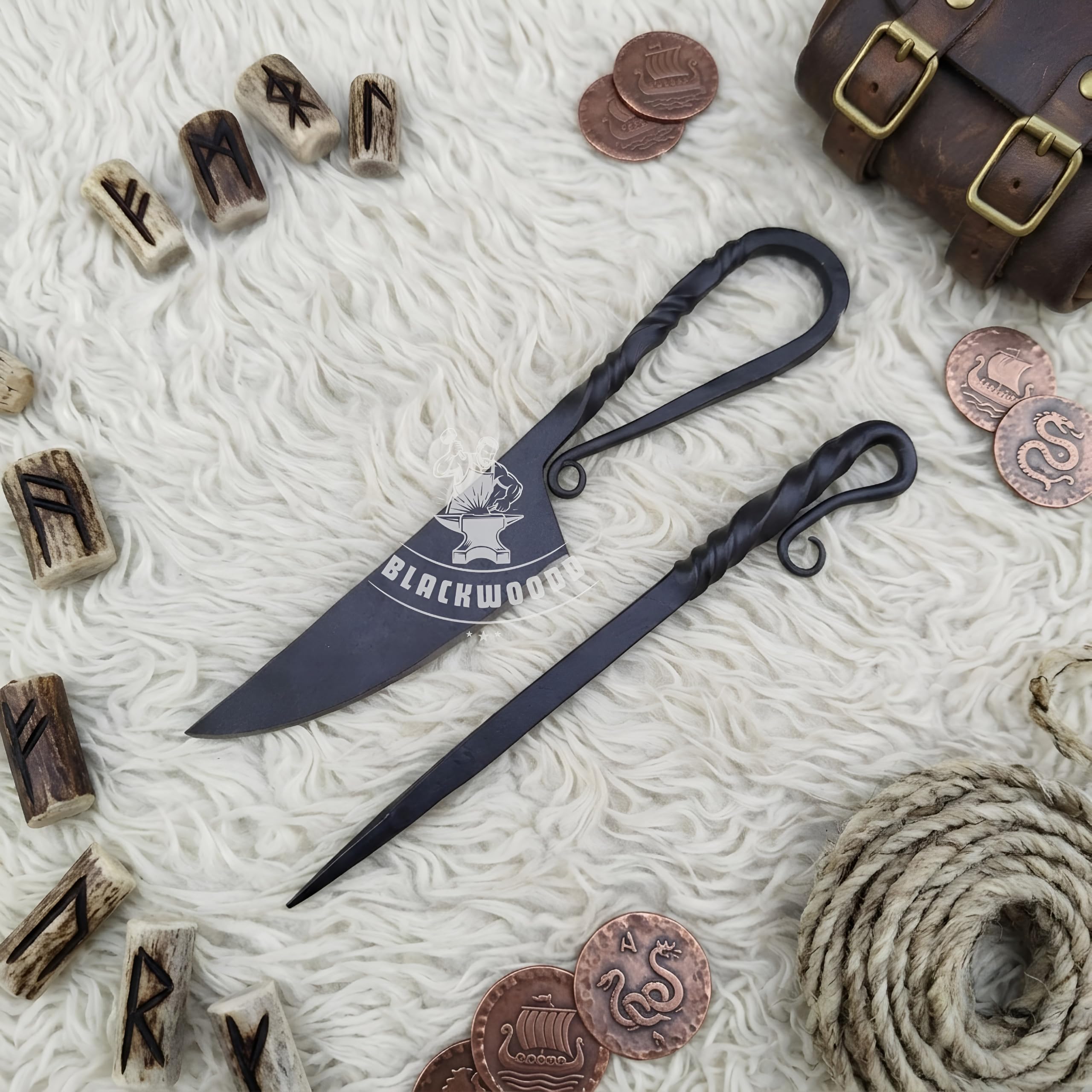 Generic leather roll open storage protecting utensils and making transport simple