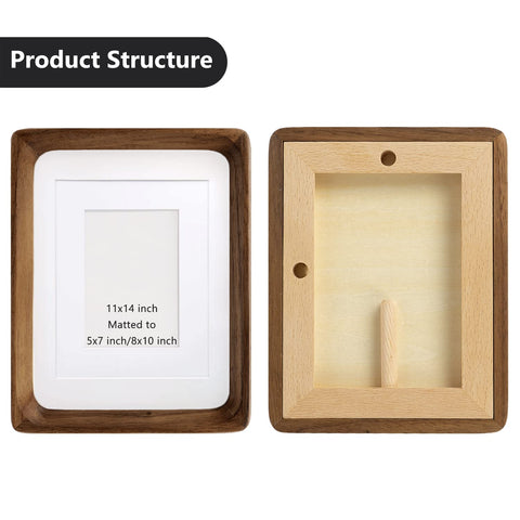 Generic 11x14 frame size comparison demonstrating scale on wall