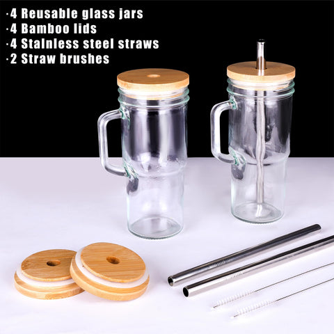 Generic tumbler next to hand for scale, Generic 24oz capacity visible and portable
