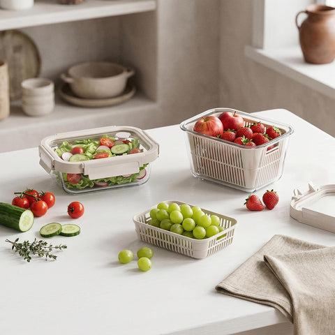 GENICOOK vented glass lid detail with adjustable plug to control moisture