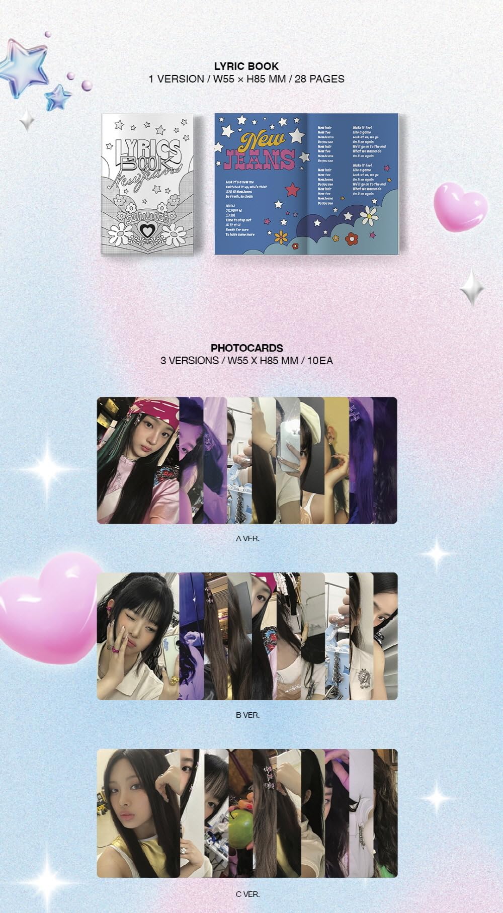 Genie music spread of randomized photo cards and postcards, collectible value showcased