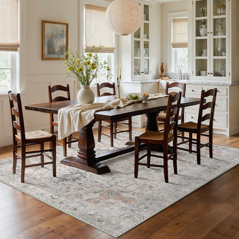 GENIMO non-slip backing detail preventing rug movement and protecting floors