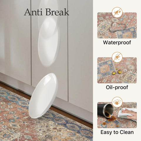GENIMO mat in kitchen lifestyle scene enhancing comfort and style
