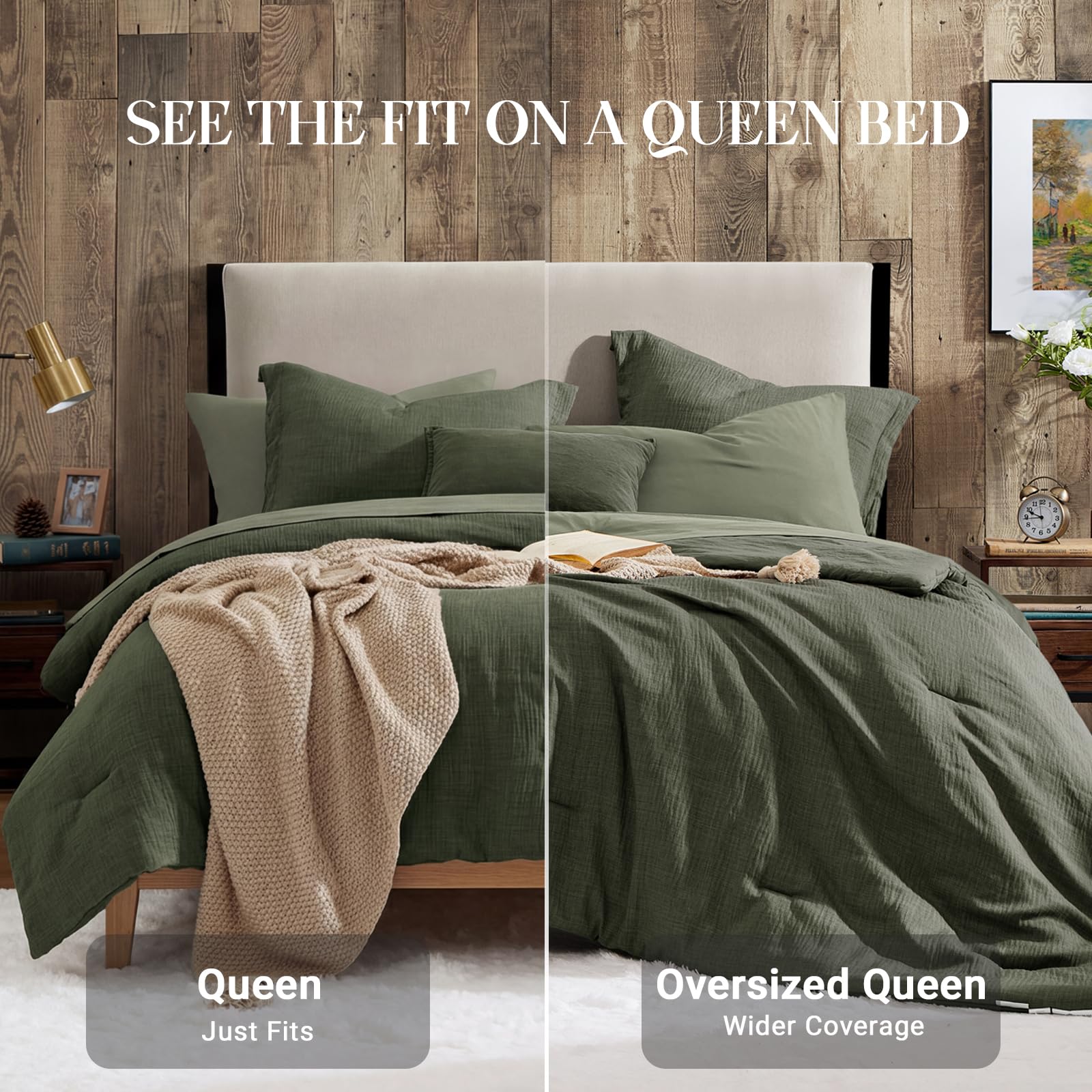 Geniospin fitted sheet corner showing stretch and secure fit benefit