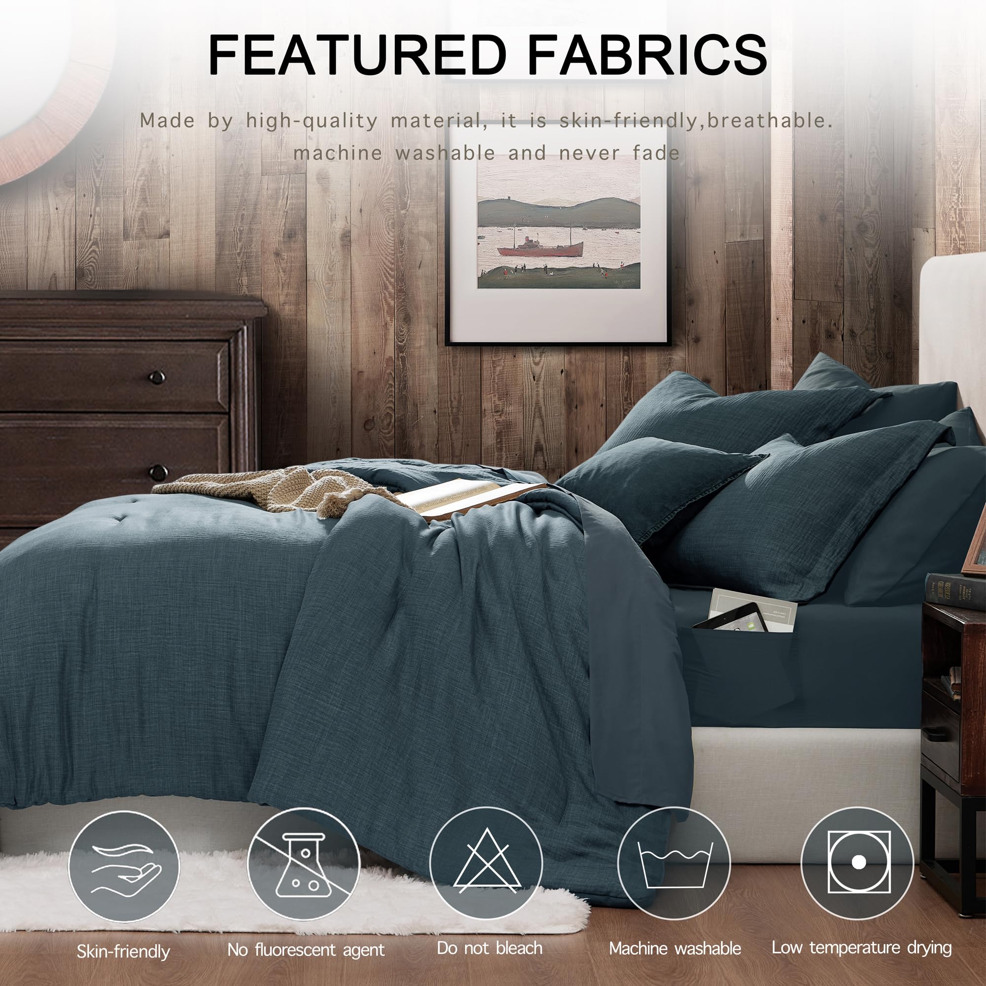Geniospin reverse microfiber side shown for ultra-soft sleep surface benefit