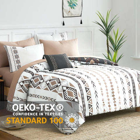 Geniospin reversible comforter bright A side offers a refreshed decor