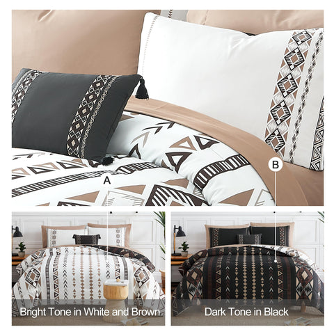 Geniospin reversible comforter darker B side delivers warm contrast